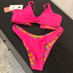 Maaji Pink Reversible Bikini